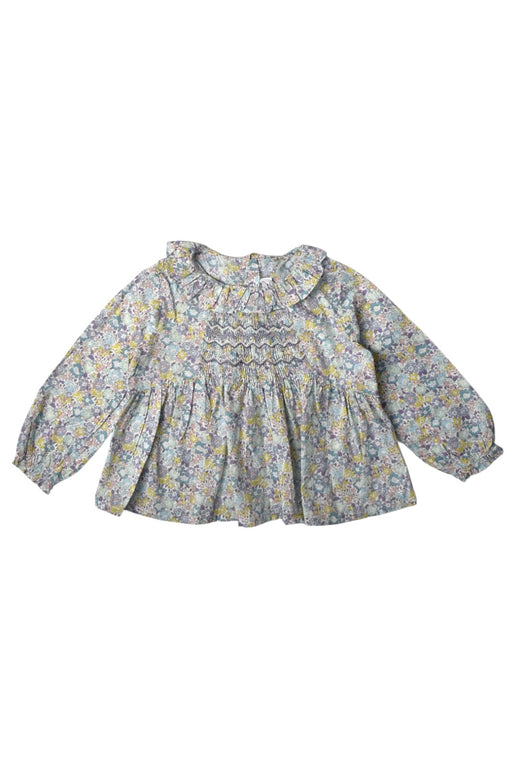 A Blue Long Sleeve Tops from Tartine et Chocolat in size 2T for girl. (Front View)