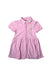 A Pink Short Sleeve Dresses from Polo Ralph Lauren in size 2T for girl. (Front View)