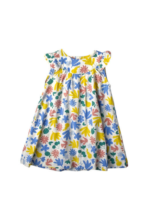 A Multicolour Sleeveless Dresses from Petit Bateau in size 2T for girl. (Front View)