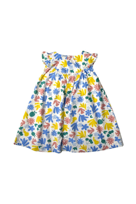 A Multicolour Sleeveless Dresses from Petit Bateau in size 2T for girl. (Back View)
