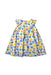 A Multicolour Sleeveless Dresses from Petit Bateau in size 2T for girl. (Back View)
