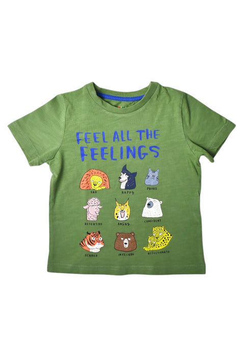 A Green Short Sleeve T Shirts from Boden in size 2T for boy. (Front View)
