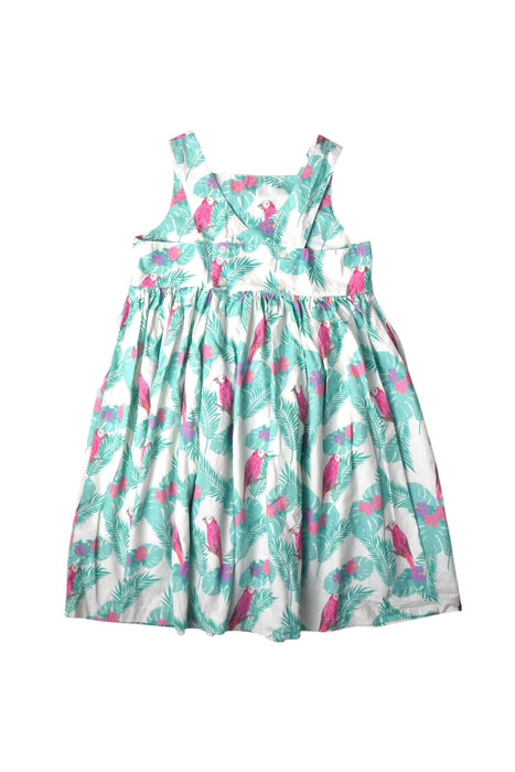 A Pink Sleeveless Dresses from Confiture in size 8Y for girl. (Back View)