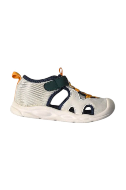 A White Slip Ons from Dr. Kong in size 4T for boy. (Front View)