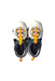A White Slip Ons from Dr. Kong in size 4T for boy. (Back View)