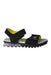 A Black Sandals from Bibi in size 7Y for girl. (Front View)