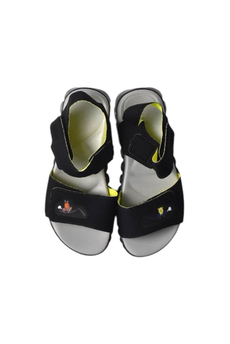 A Black Sandals from Bibi in size 7Y for girl. (Back View)