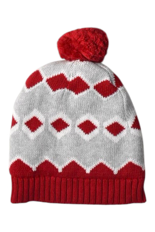 A Red Winter Hats from Kite in size 3T for neutral. (Front View)