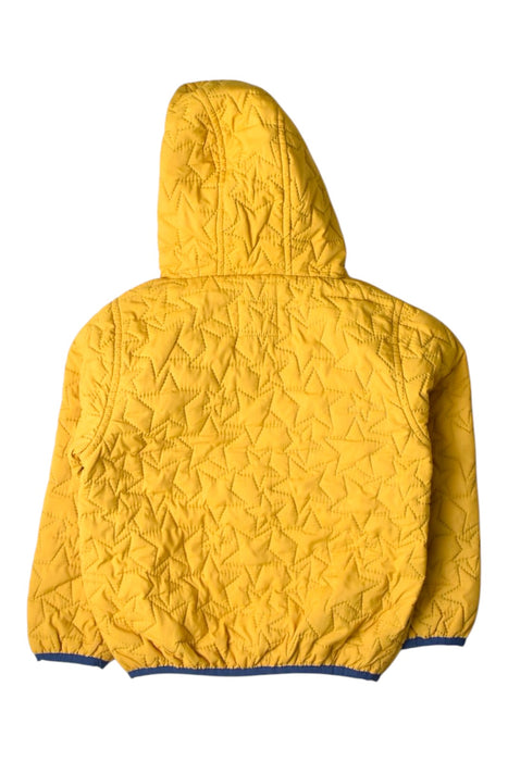A Yellow Puffer/Quilted Jackets from Kite in size 2T for neutral. (Back View)