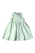 A Green Sleeveless Dresses from Elly in size 12-18M for girl. (Front View)