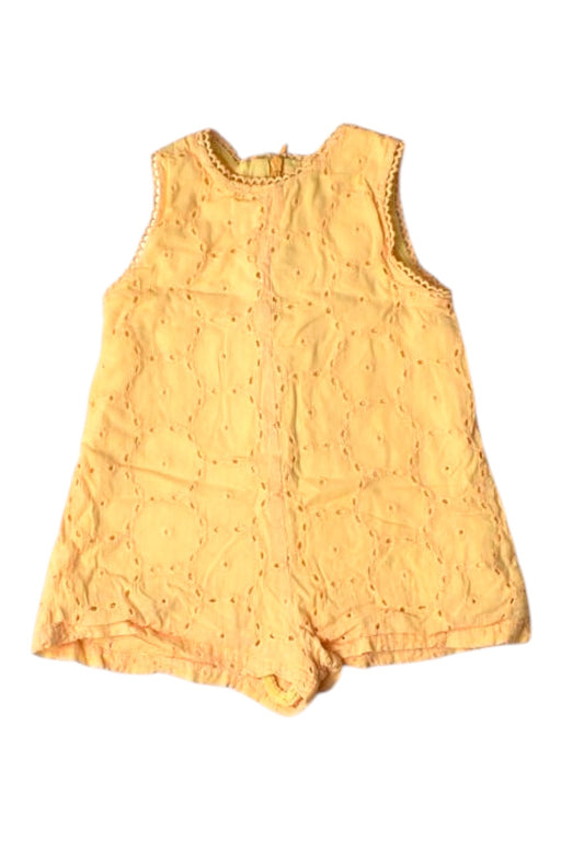 A Yellow Sleeveless Rompers from Love Bonito in size 12-18M for girl. (Front View)