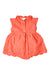 A Orange Sleeveless Dresses from Chateau de Sable in size 3-6M for girl. (Front View)