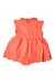 A Orange Sleeveless Dresses from Chateau de Sable in size 3-6M for girl. (Back View)