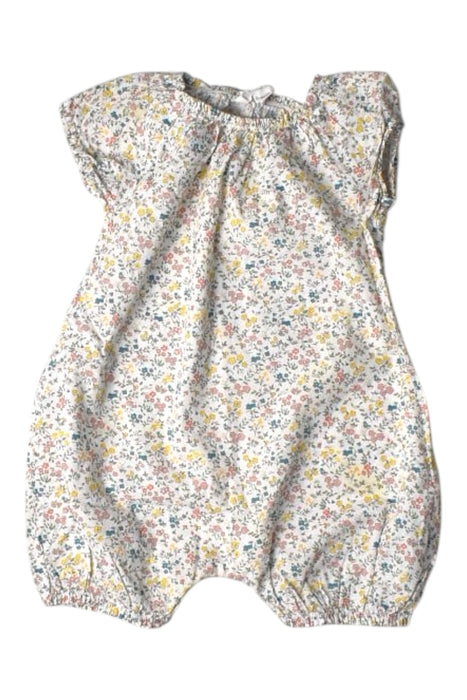 A Multicolour Short Sleeve Rompers from Chateau de Sable in size 3-6M for girl. (Front View)