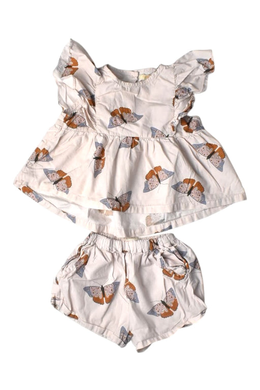 A White Shorts Sets from Gingersnaps in size 18-24M for girl. (Front View)