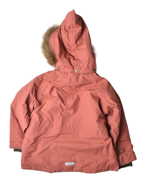 A Peach Puffer/Quilted Coats & Outerwear from Mini A Ture in size 6T for neutral. (Back View)