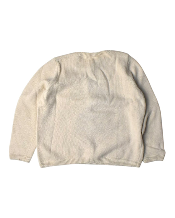 A Beige Knit Sweaters from Confiture in size 6T for girl. (Back View)