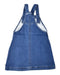A Blue Overall Dresses from Petit Bateau in size 6T for girl. (Back View)