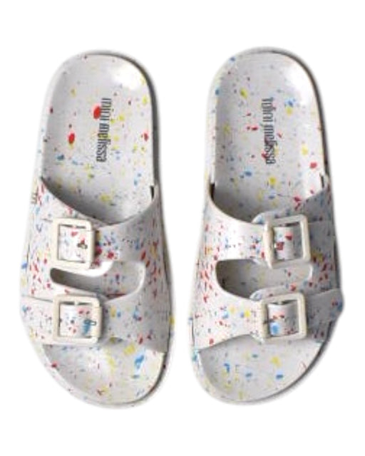 A Multicolour Sandals from Mini Melissa in size 6T for girl. (Front View)