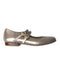 A Silver Dress Shoes from Bonpoint in size 3T for girl. (Front View)
