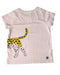 A White Short Sleeve T Shirts from Tea in size 6T for girl. (Back View)