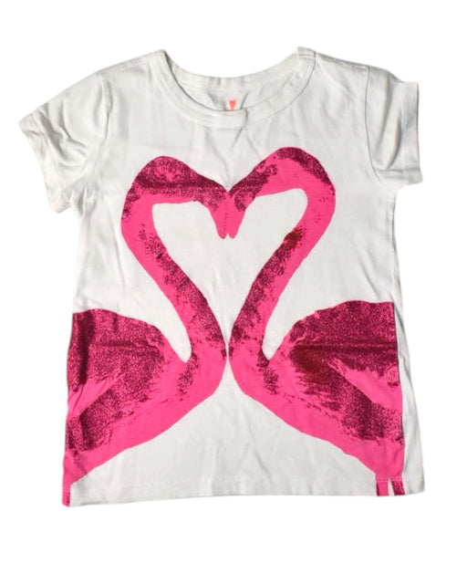 A Pink Short Sleeve T Shirts from Crewcuts in size 4T for girl. (Front View)