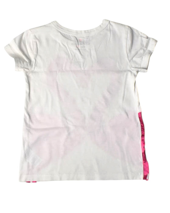 A Pink Short Sleeve T Shirts from Crewcuts in size 4T for girl. (Back View)