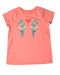 A Pink Short Sleeve T Shirts from Tea in size 6T for girl. (Front View)