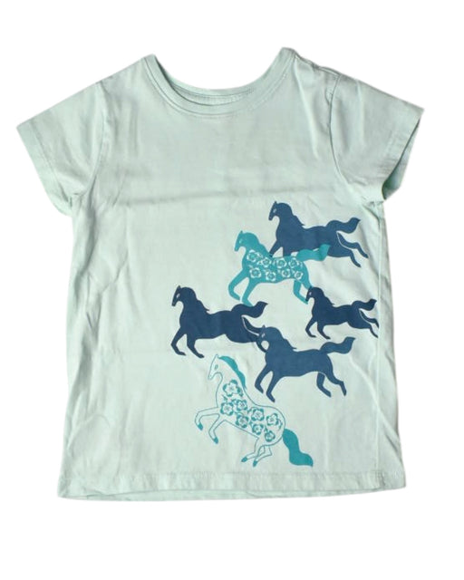 A Blue Short Sleeve T Shirts from Tea in size 6T for girl. (Front View)