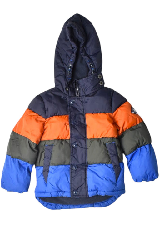 A Multicolour Puffer/Quilted Coats & Outerwear from Joules in size 6-12M for boy. (Front View)