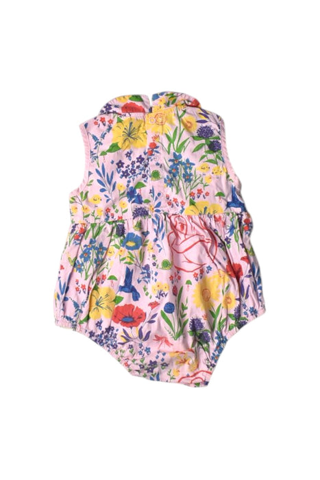 A Multicolour Sleeveless Rompers from Le Petit Society in size 6-12M for girl. (Back View)