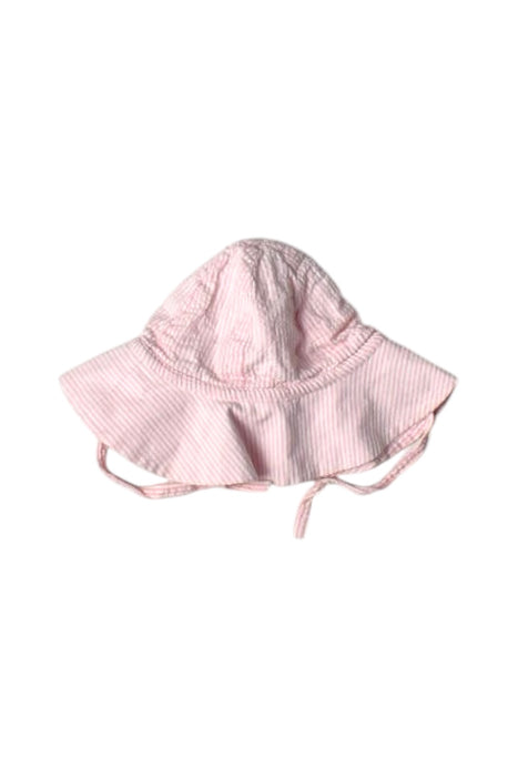 A Pink Sun Hats from Jojo Maman Bébé in size 6-12M for girl. (Back View)