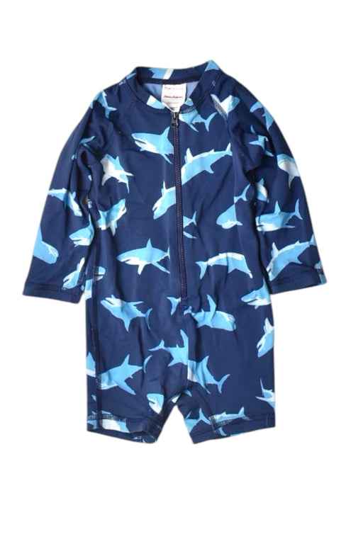 A Navy Rash Guards from Hanna Andersson in size 12-18M for boy. (Front View)