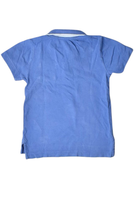 A Blue Short Sleeve Polos from Crewcuts in size 2T for boy. (Back View)