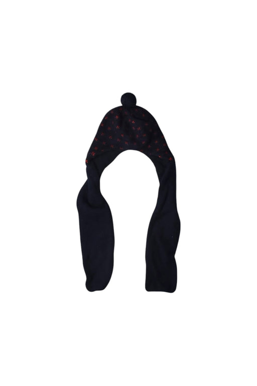 A Navy Winter Hats from Jacadi in size 3T for girl. (Front View)