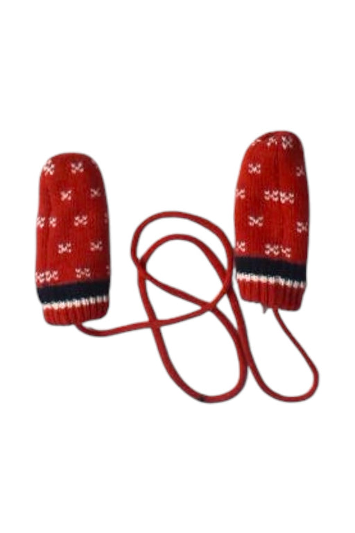 A Red Gloves & Mittens from Jacadi in size 0-3M for boy. (Front View)
