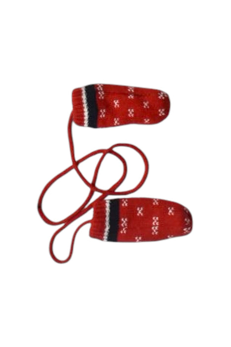 A Red Gloves & Mittens from Jacadi in size 0-3M for boy. (Back View)