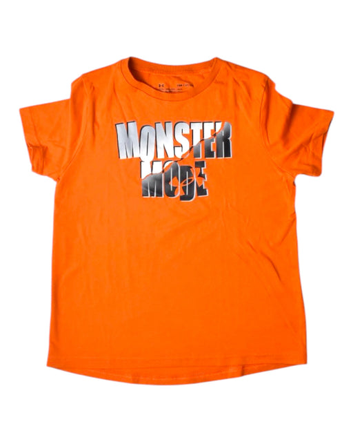 A Orange Short Sleeve T Shirts from Under Armour in size 8Y for boy. (Front View)