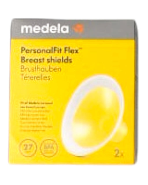 A Yellow Bibs from Medela in size O/S for maternity. (Front View)