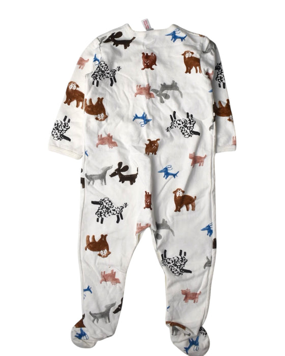 A Multicolour Onesies from Petit Bateau in size 12-18M for boy. (Back View)
