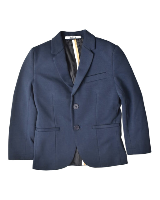 A Navy Blazers from Boss in size 4T for boy. (Front View)