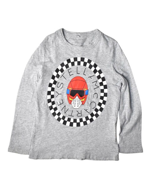 A Grey Long Sleeve T Shirts from Stella McCartney in size 5T for boy. (Front View)