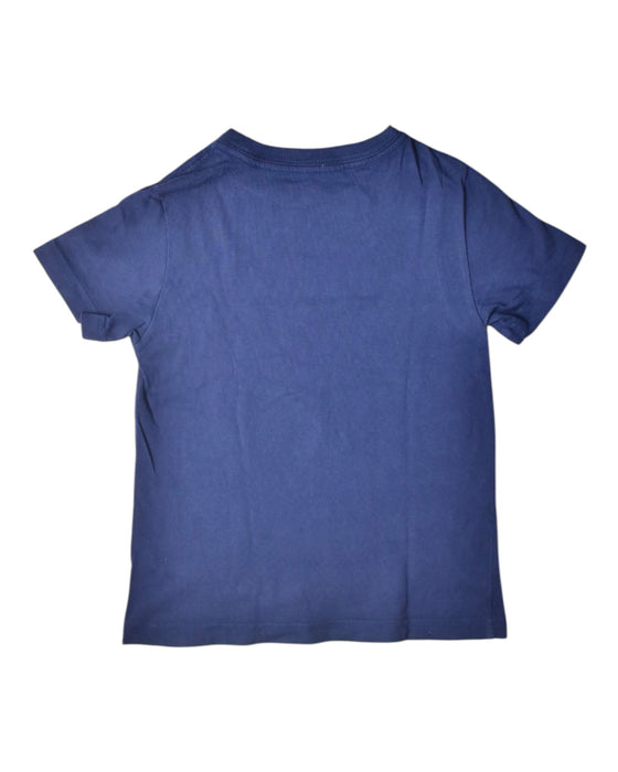 A Navy Short Sleeve T Shirts from Polo Ralph Lauren in size 4T for boy. (Back View)
