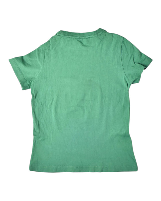A Green Short Sleeve T Shirts from Emporio Armani in size 6T for boy. (Back View)