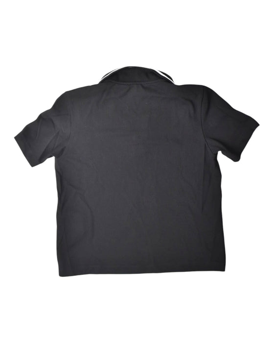 A Black Short Sleeve Polos from Emporio Armani in size 6T for boy. (Back View)