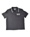 A Black Short Sleeve Polos from Emporio Armani in size 6T for boy. (Front View)