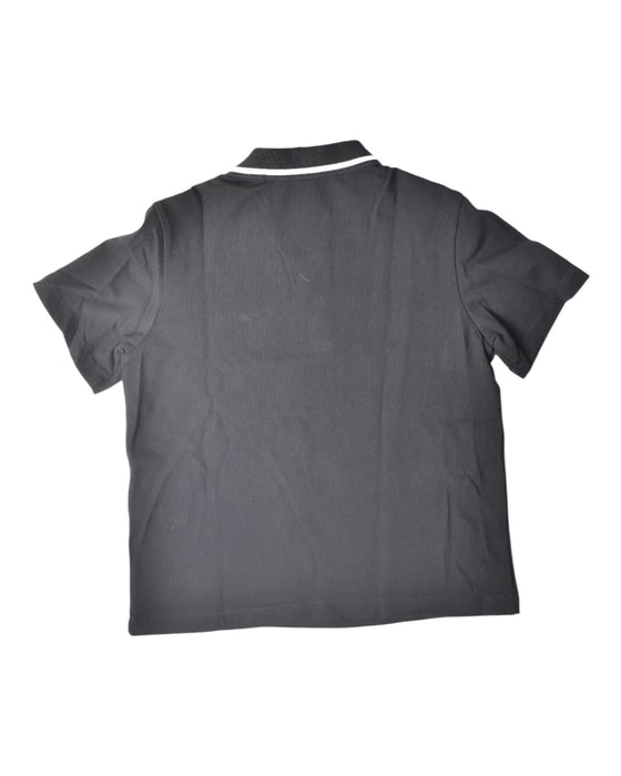 A Black Short Sleeve Polos from Emporio Armani in size 6T for boy. (Back View)
