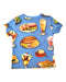 A Multicolour Short Sleeve T Shirts from Moschino in size 5T for boy. (Back View)