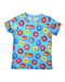 A Multicolour Short Sleeve T Shirts from Moschino in size 5T for boy. (Front View)