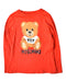 A Red Long Sleeve T Shirts from Moschino in size 5T for boy. (Front View)